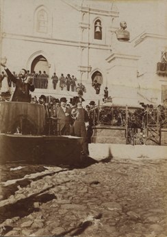 Inaugurazione del monumento al Cap. Vito Longo, 27 gennaio 1887